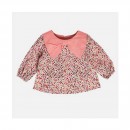 Miniklub Kids Coral Printed Full Sleeves Top - 12-18m